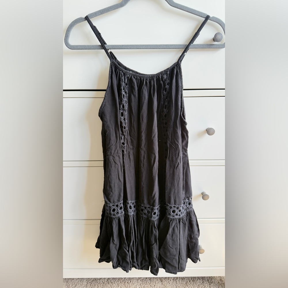 Beach Black Mini Dress